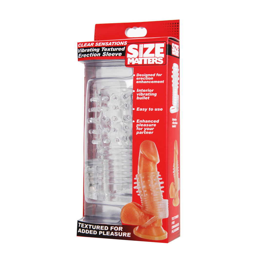 Size Matters - Vibrerende Textured Erectiesleeve