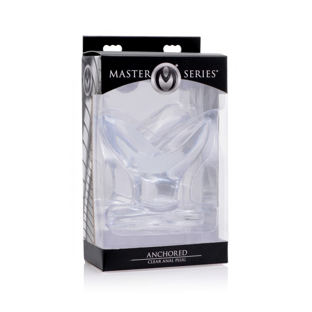 Master Series - Verankerde Heldere Butt Plug
