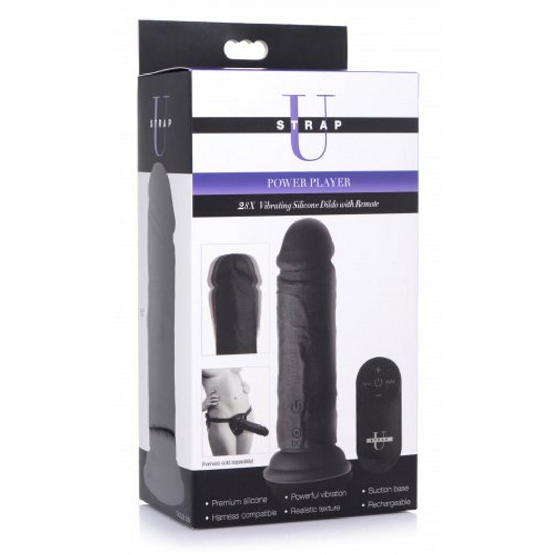 Strap U - Power Player - Vibrerende Dildo met Afstandsbediening