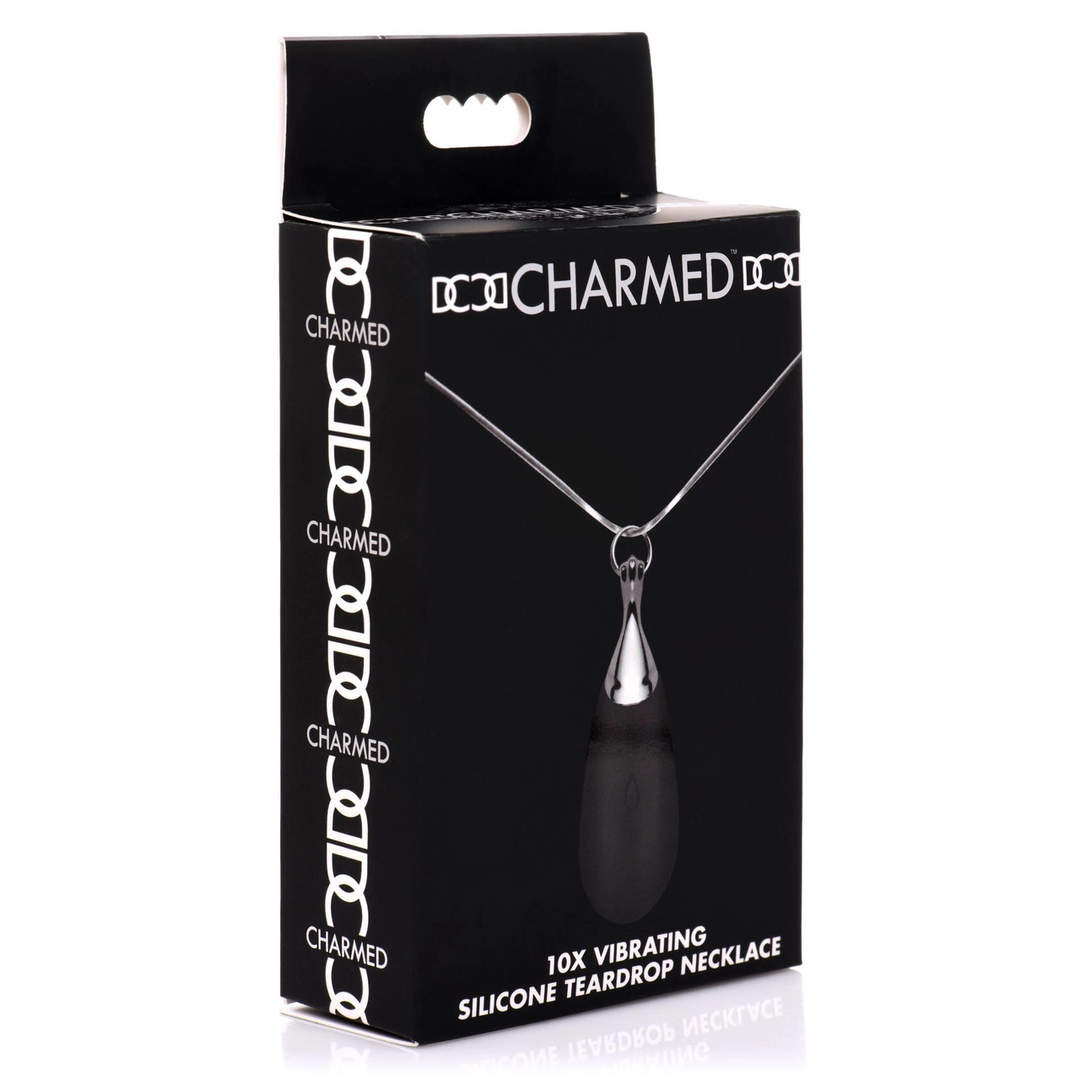 Charmed - Vibrerende Silicone Druppelketting - Zwart