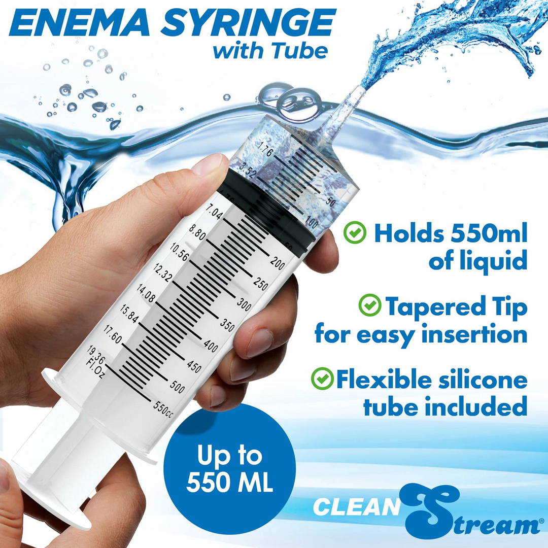 Clean Stream - Spuit met Tube - 550 ml