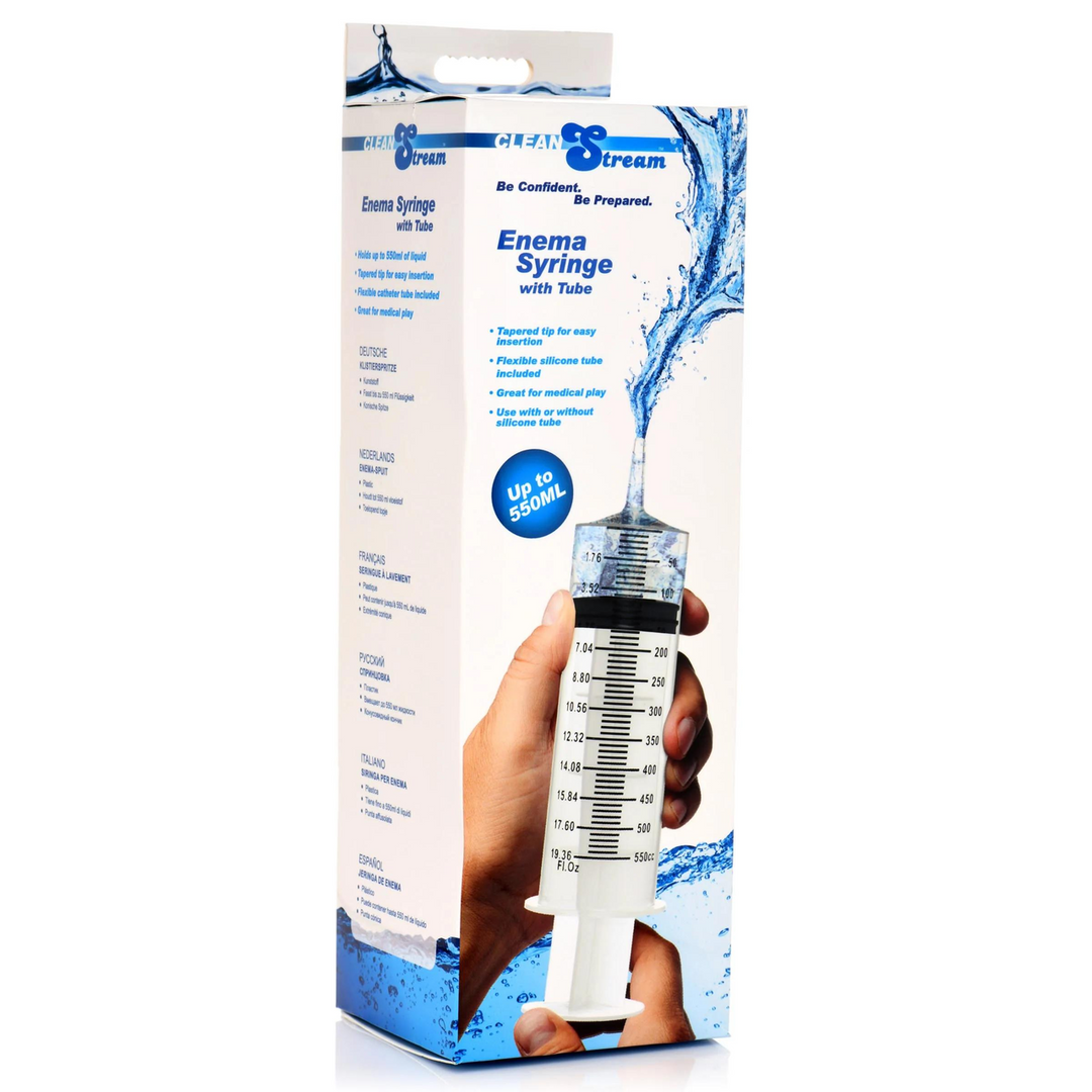 Clean Stream - Spuit met Tube - 550 ml