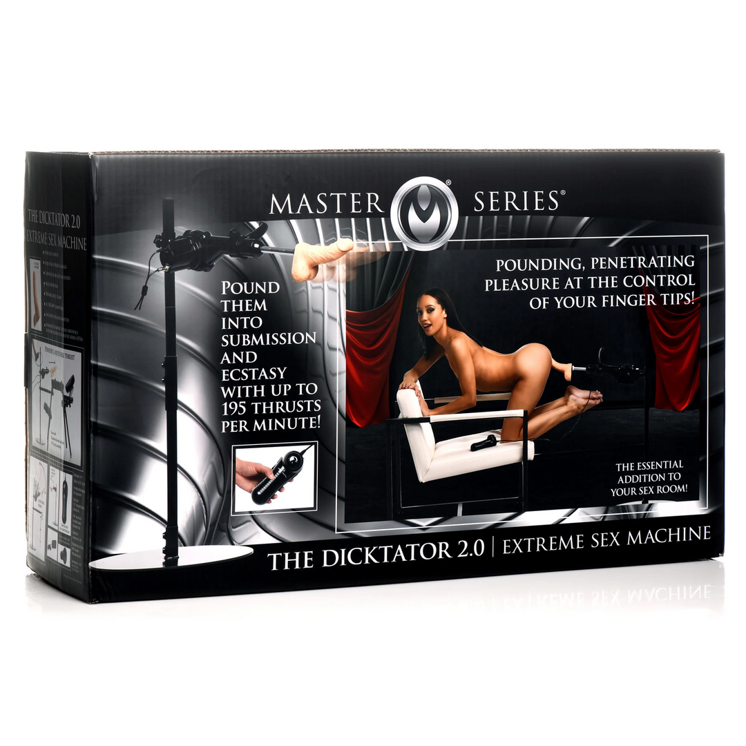 Master Series - De Dicktator 2.0 Extreme Sex Machine - Zwart
