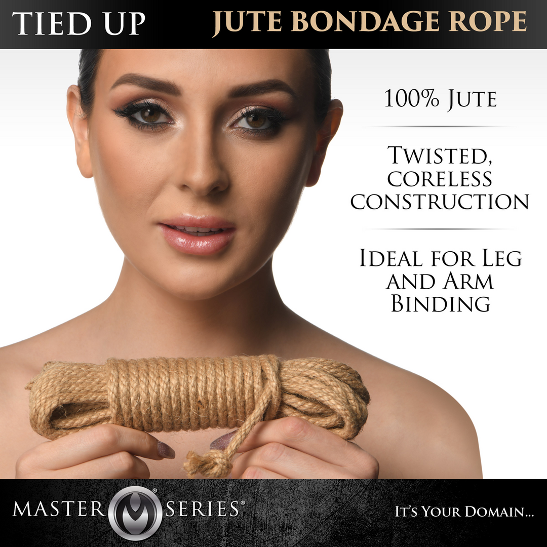 Master Series - Tied Up - Jute Bondage Touw - 25 ft / 7,6 mtr