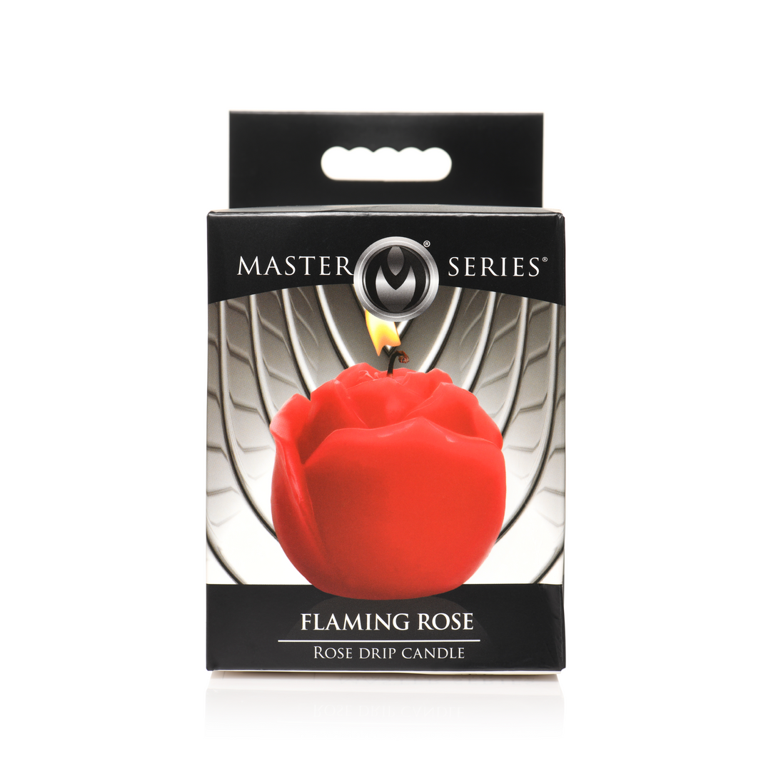 Master Series - Flaming Rose - Druipkaars - Rood