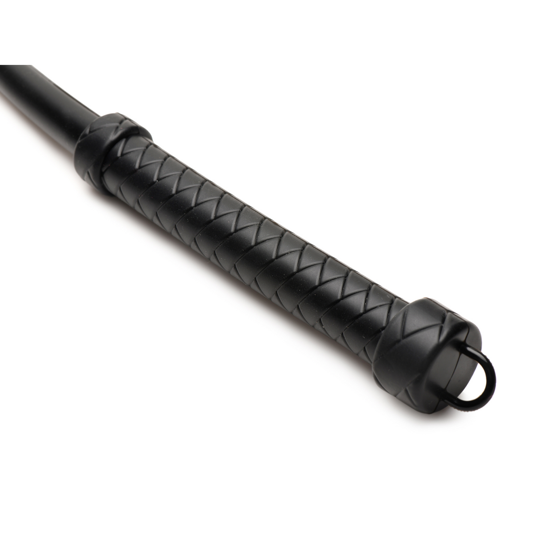 Master Series - Viper Tail - Siliconen zweep - Zwart