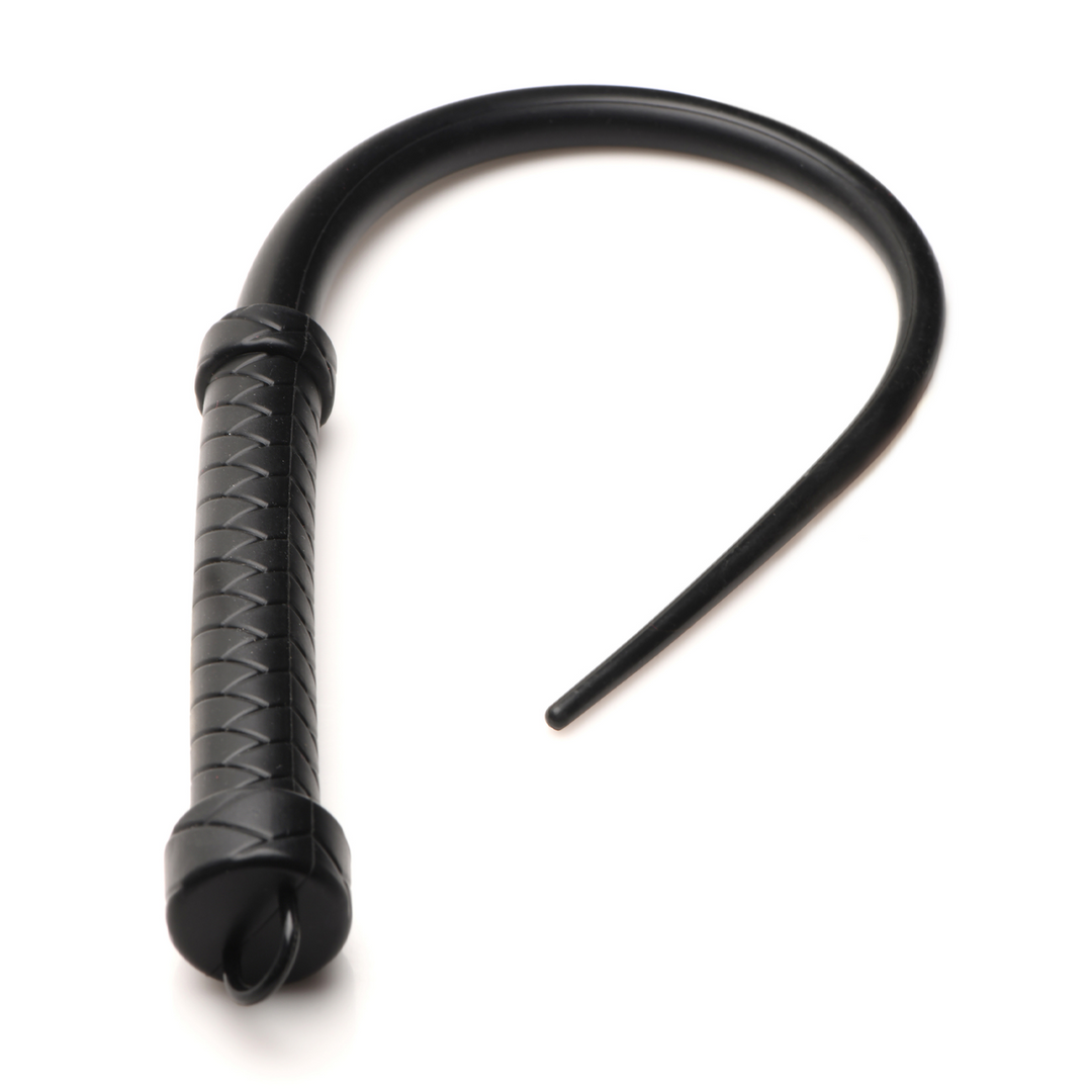 Master Series - Viper Tail - Siliconen zweep - Zwart