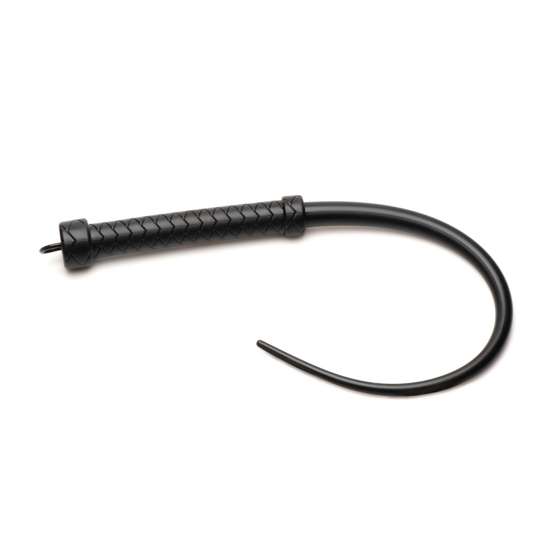 Master Series - Viper Tail - Siliconen zweep - Zwart