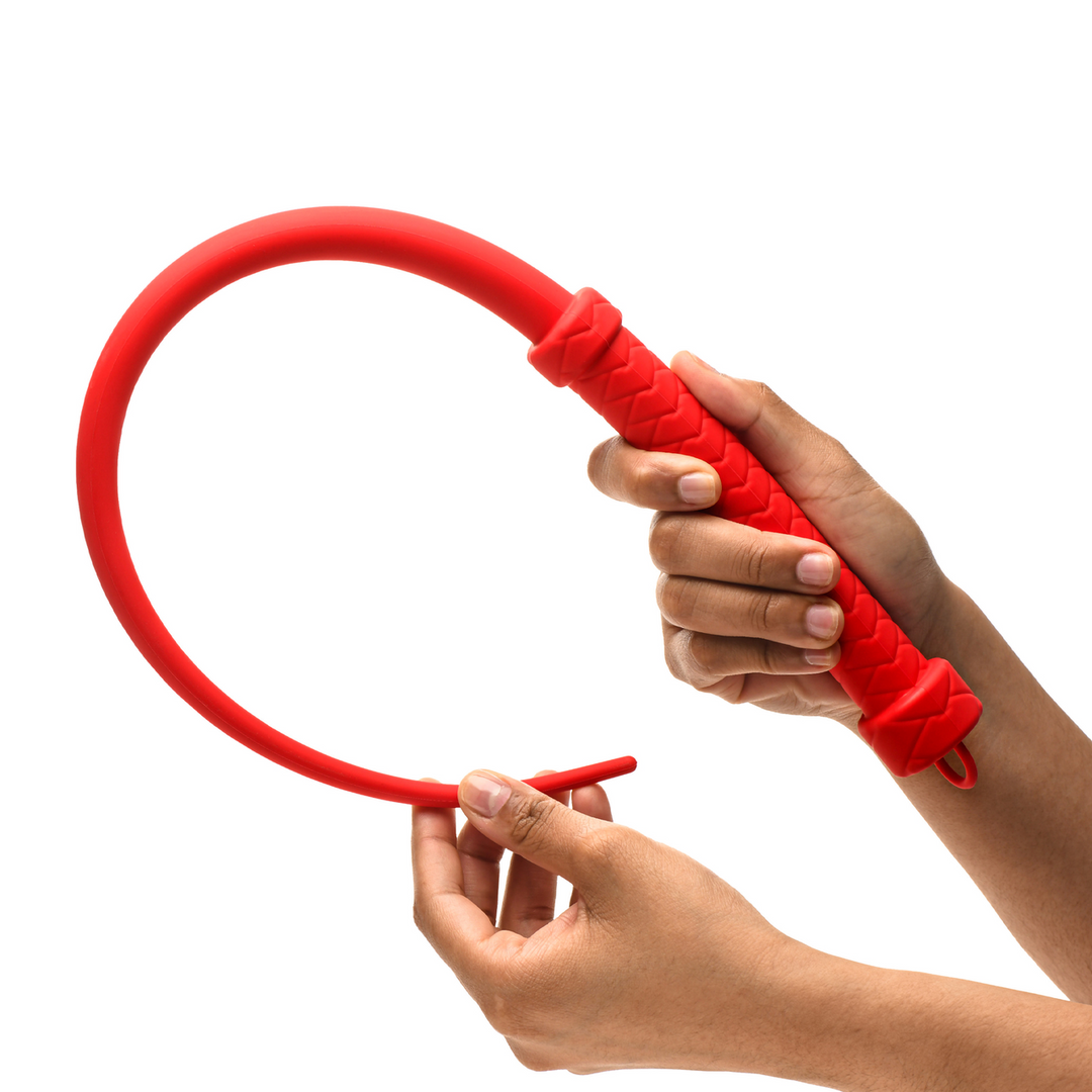 Master Series - Viper Tail - Siliconen Whip - Rood