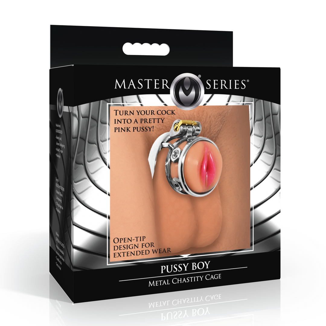 Master Series - Pussy Boy - Metalen Kastele cage