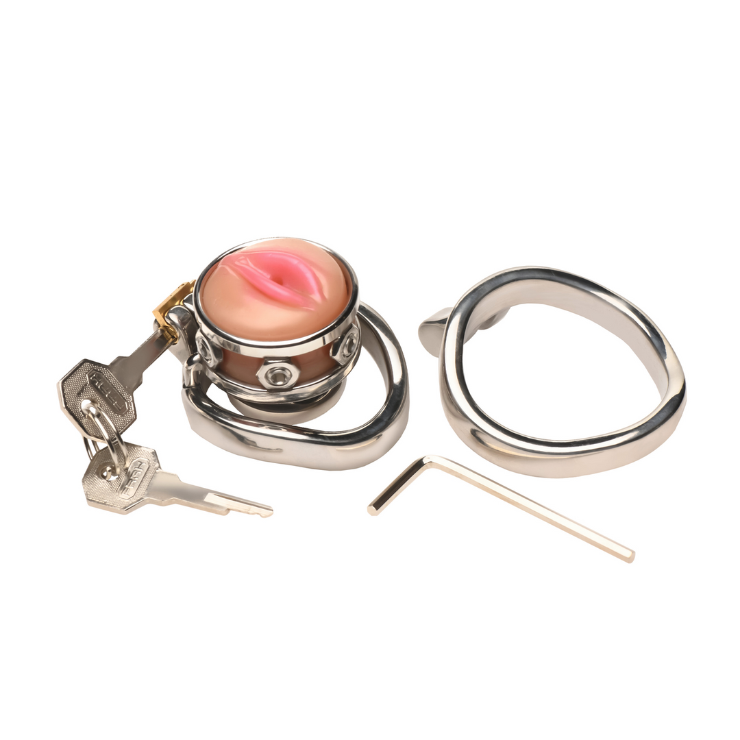 Master Series - Pussy Boy - Metalen Kastele cage