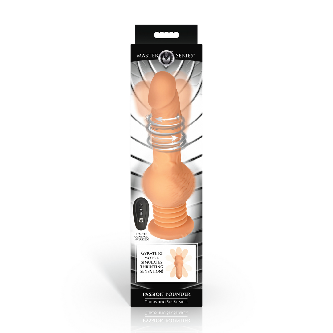 Master Series - Passion Pounder - Duwende Seks Shaker met Afstandsbediening