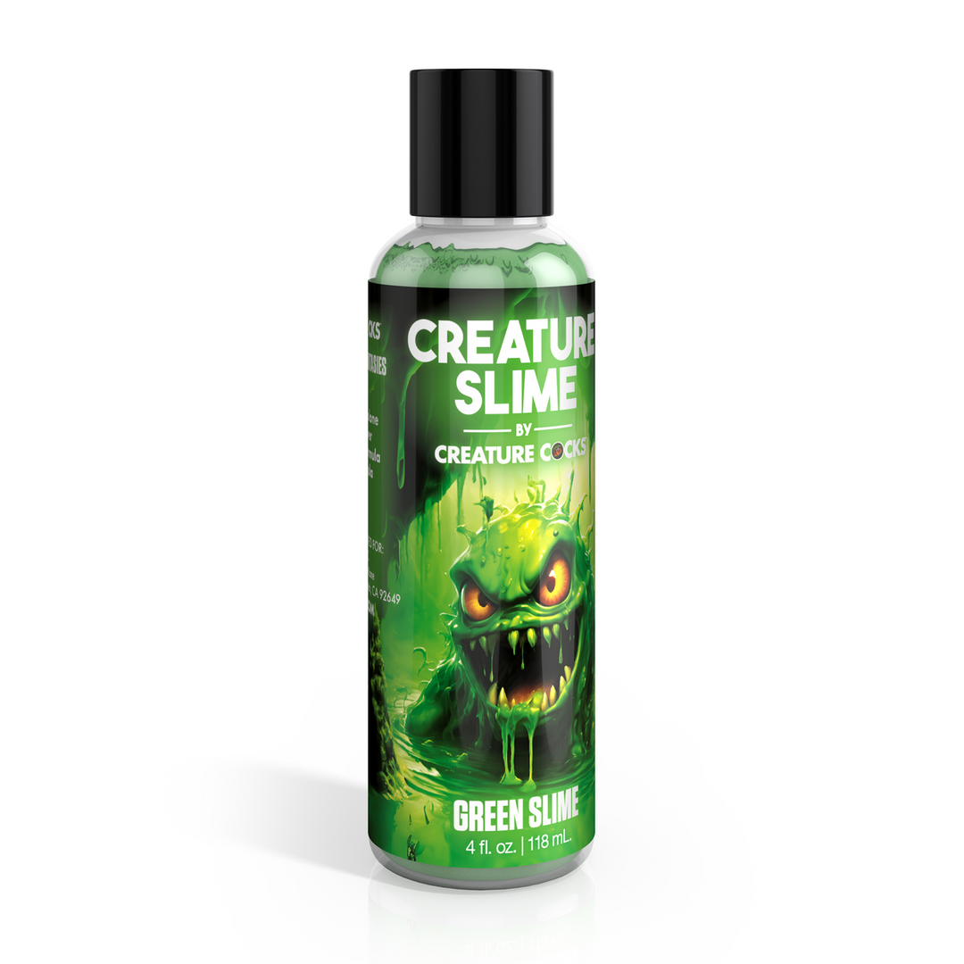 Creature Cocks - Creature Slime - Groene Slijm - Waterbasis Glijmiddel - 4 fl oz / 118 ml