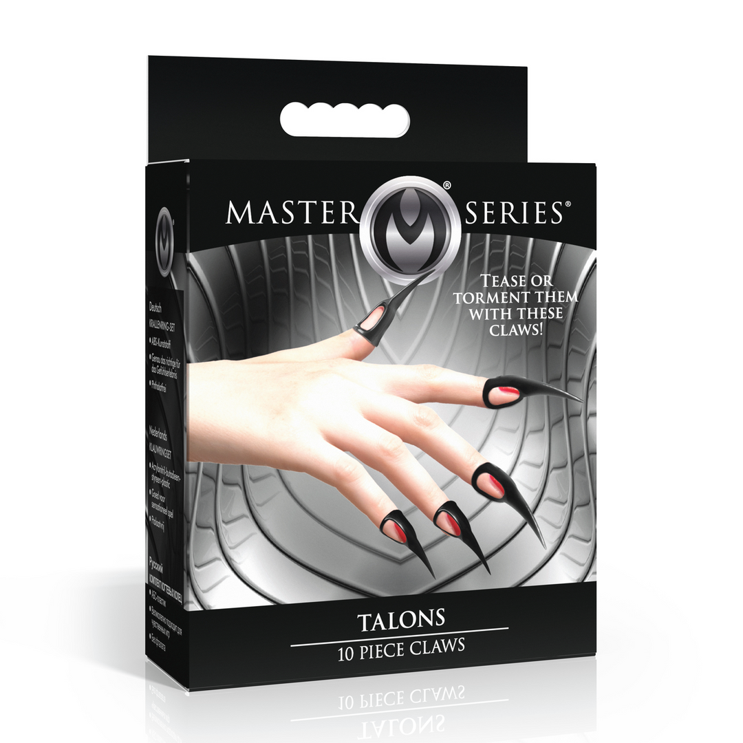 Master Series - Talons - 10-delige Klauwen - Zwart