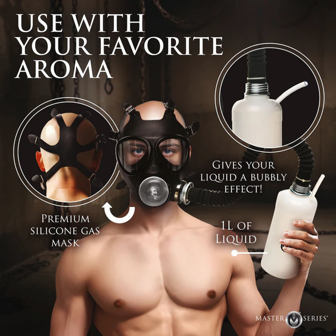 Master Series - Overload - Stroker Gas Mask Kit - Zwart