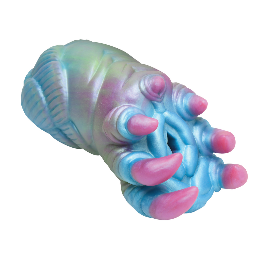 Creature Cocks - Ursa - Siliconen Pussy Stroker - Blauw/Paarse