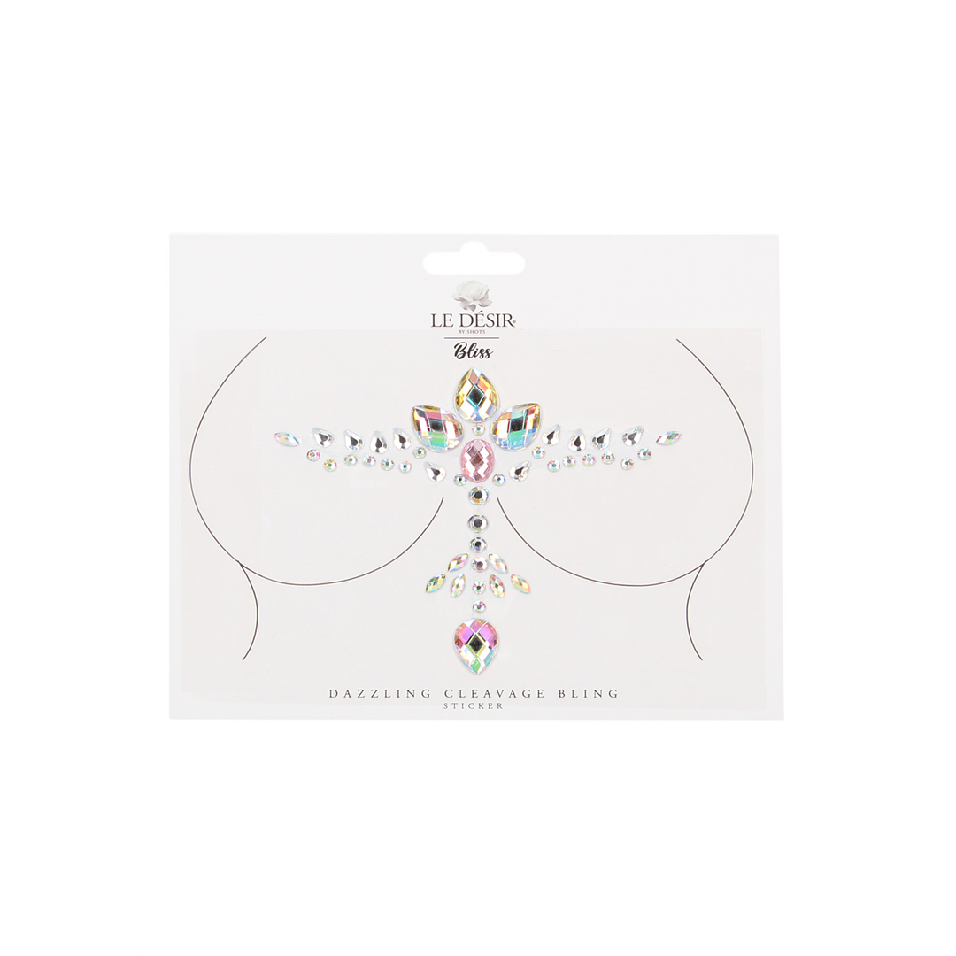 Bliss - Stralende Cleavage Bling Sticker