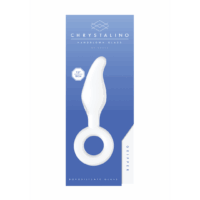 Chrystalino - Gripper - Glass Dildo with Ring