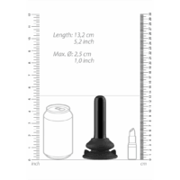 Chrystalino - Thumby - Glad glazen vibrator met zuignap