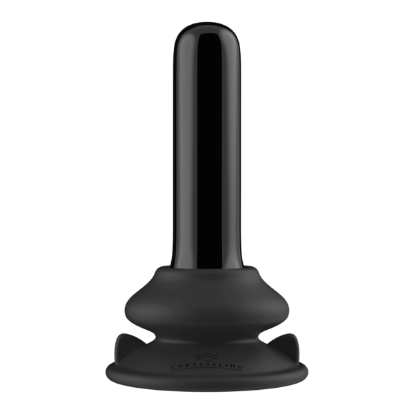 Chrystalino - Thumby - Glad glazen vibrator met zuignap
