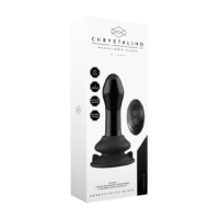Chrystalino - Pluggy - Glazen Vibrator met Zuignap