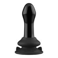 Chrystalino - Pluggy - Glazen Vibrator met Zuignap