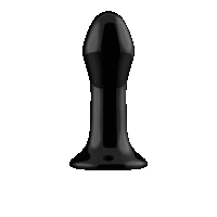 Chrystalino - Pluggy - Glazen Vibrator met Zuignap