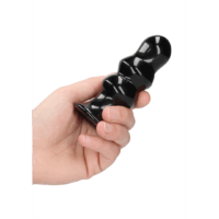 Chrystalino - Ribbly - Glazen Ribble Vibrator met Zuignap