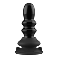 Chrystalino - Ribbly - Glazen Ribble Vibrator met Zuignap