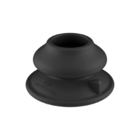 Chrystalino - Ribbly - Glazen Ribble Vibrator met Zuignap