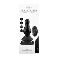 Chrystalino - Missy - Vibrerende Glazen Butt Plug met Zuignap