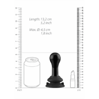 Chrystalino - Globy - Glazen Vibrator met Suction Cup