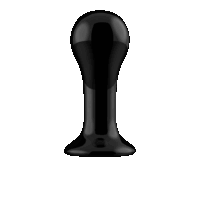 Chrystalino - Globy - Glazen Vibrator met Suction Cup
