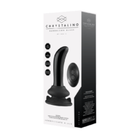 Chrystalino - Prickly - Smooth Glass G-Spot Vibrator met Afstandsbediening