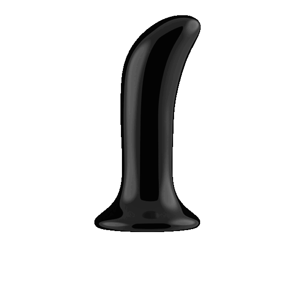 Chrystalino - Prickly - Smooth Glass G-Spot Vibrator met Afstandsbediening