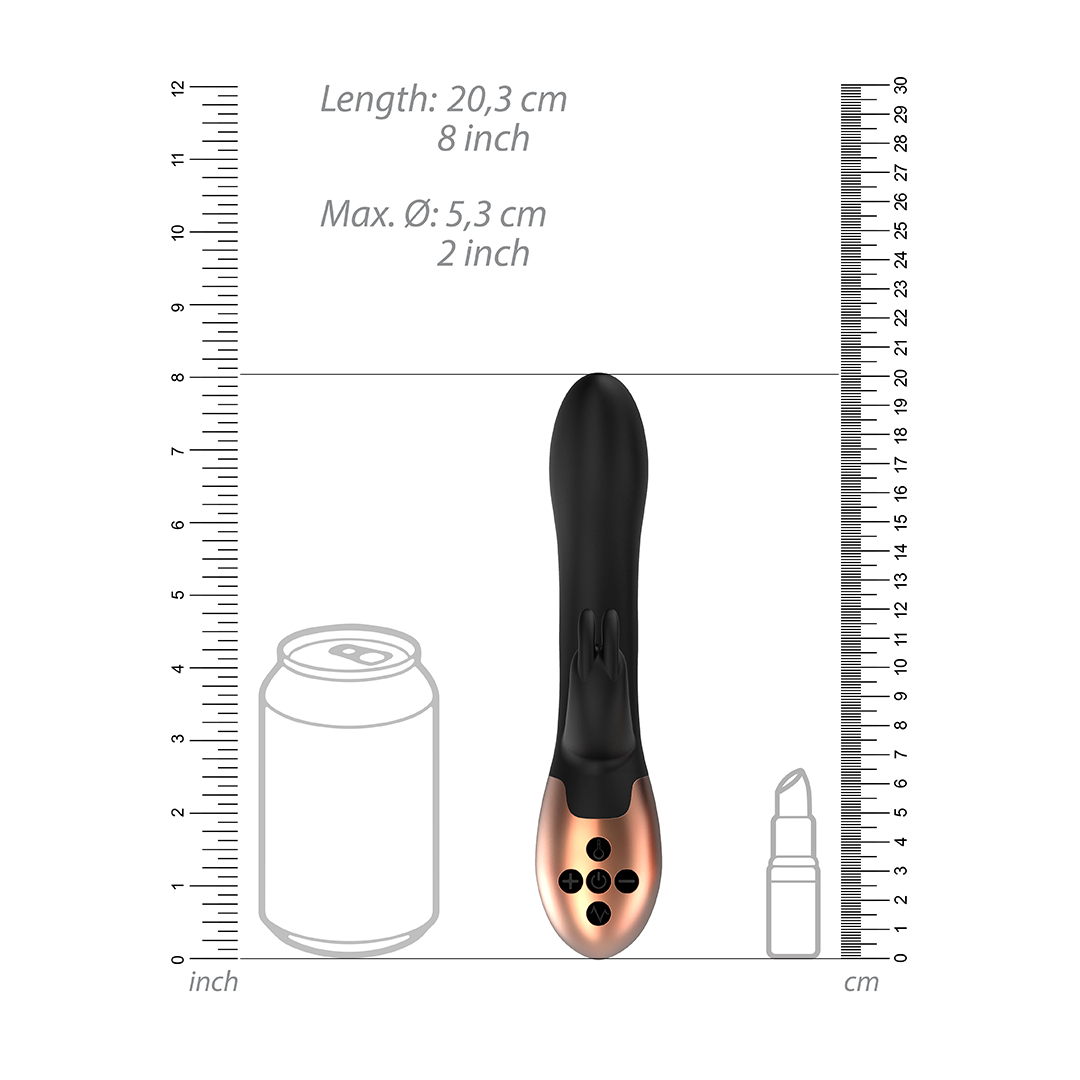 Elegance - Opulent - Verwarmde Konijnen Vibrator