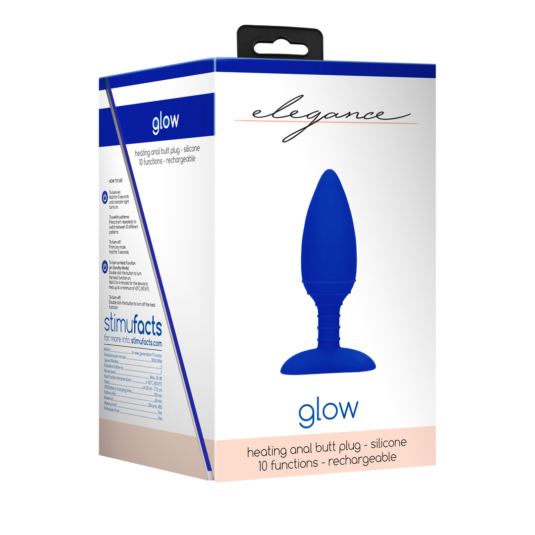 Elegance - Glow - Heating Anal Butt Plug