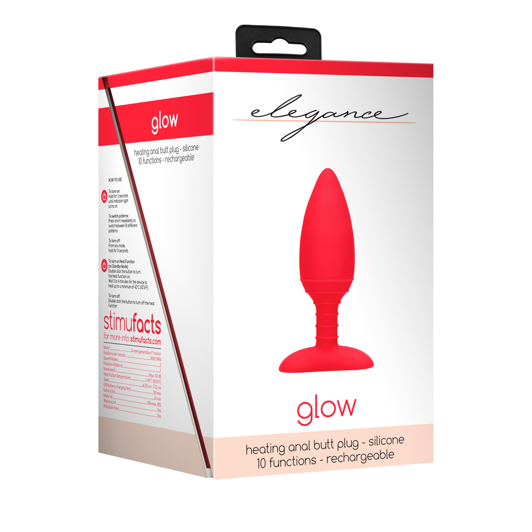Elegance - Glow - Heating Anal Butt Plug