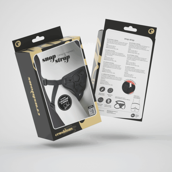 Snap Strap - Strap-on Harnas - Zwart