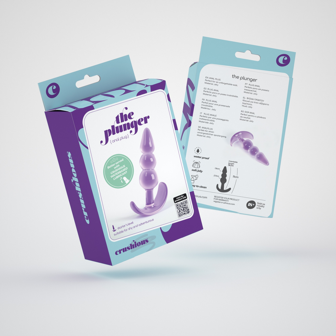 De Plunger - Anale Plug - Lila