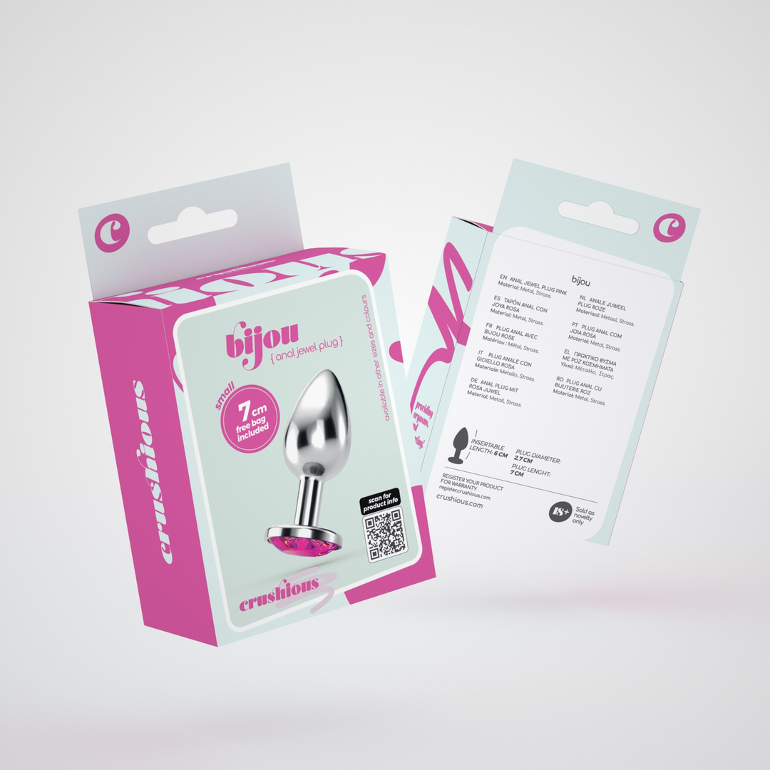 Bijou - Anal Jewel Plug - Klein - Roze