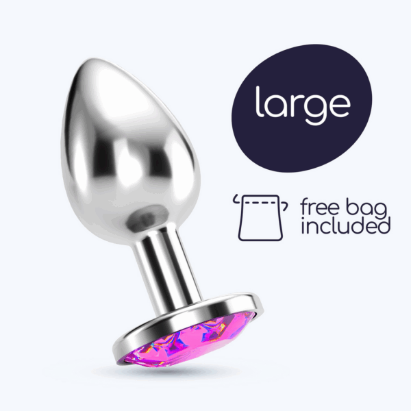 Bijou - Anale Sieraad Plug - Groot - Roze