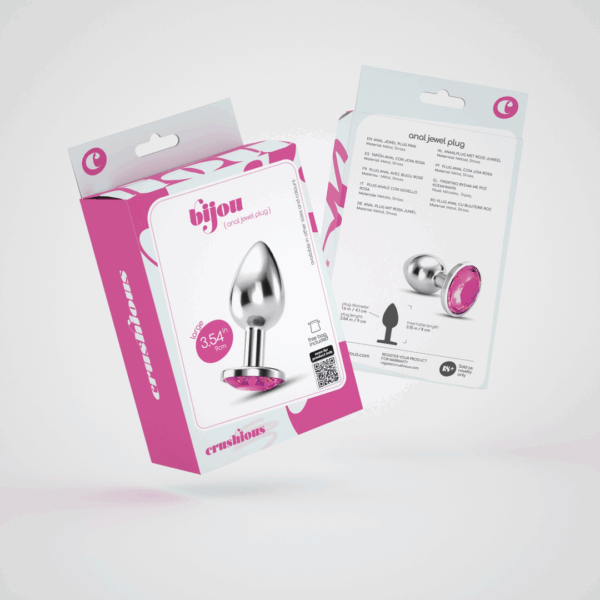 Bijou - Anale Sieraad Plug - Groot - Roze