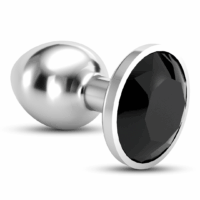 Bijou - Anale Sieraad Plug - Groot - Zwart