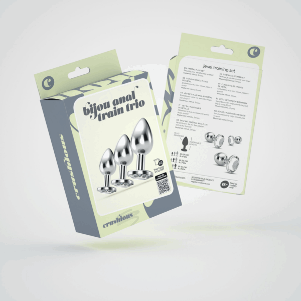 Bijou - Anal Train Trio - 3 Jewel Plugs - Doorzichtig