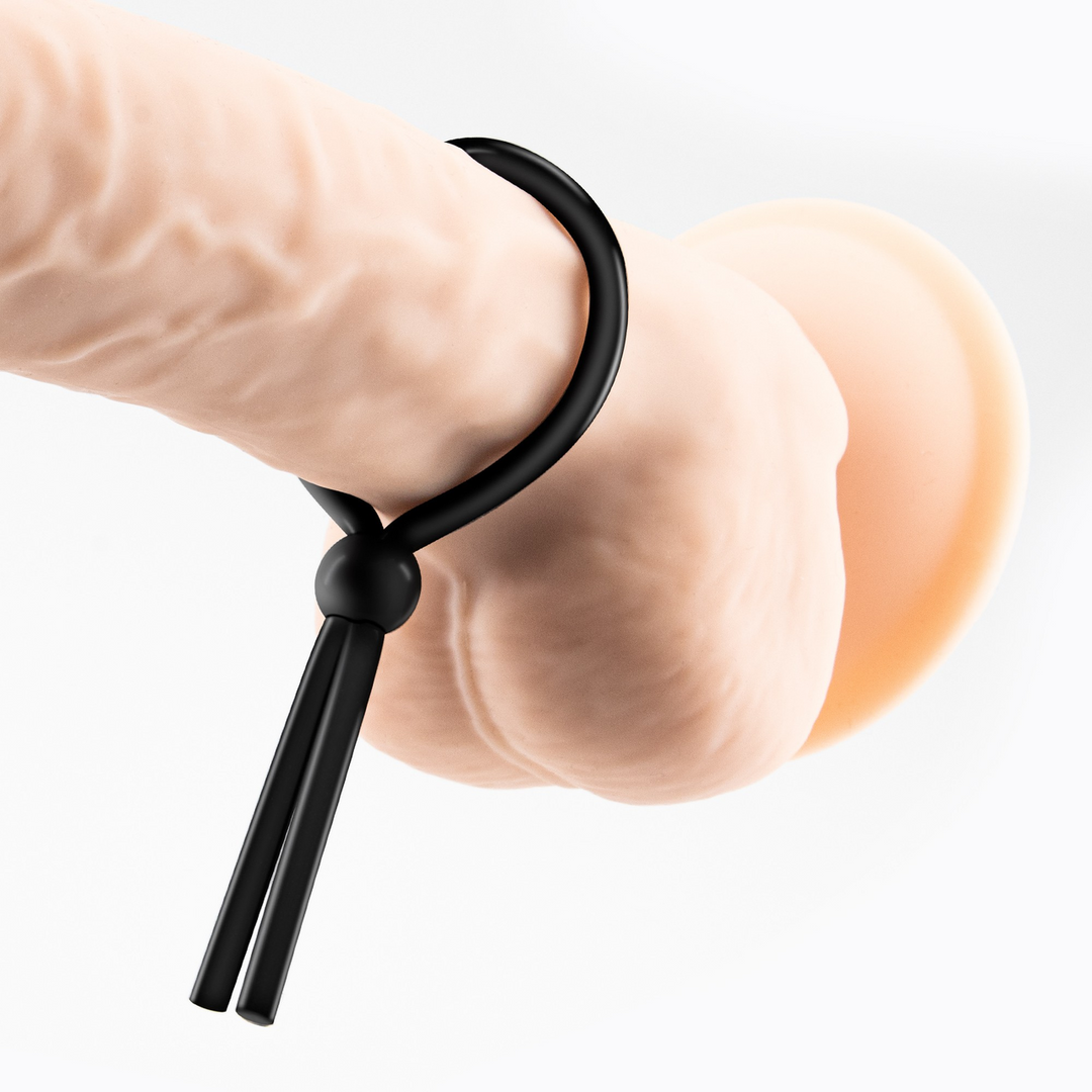 Billy the Ring - Silicone Verstelbare Cockring - Zwart