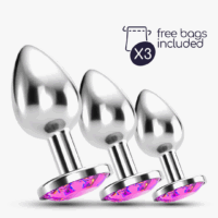 Bijou - Anal Train Trio - 3 Jewel Plugs - Roze