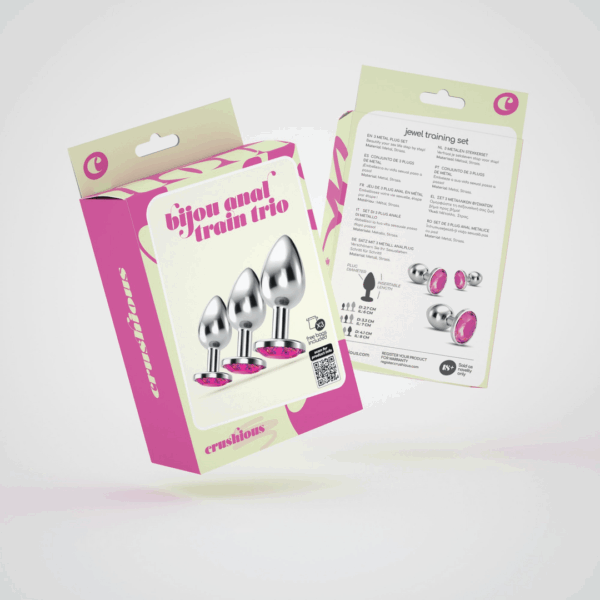 Bijou - Anal Train Trio - 3 Jewel Plugs - Roze