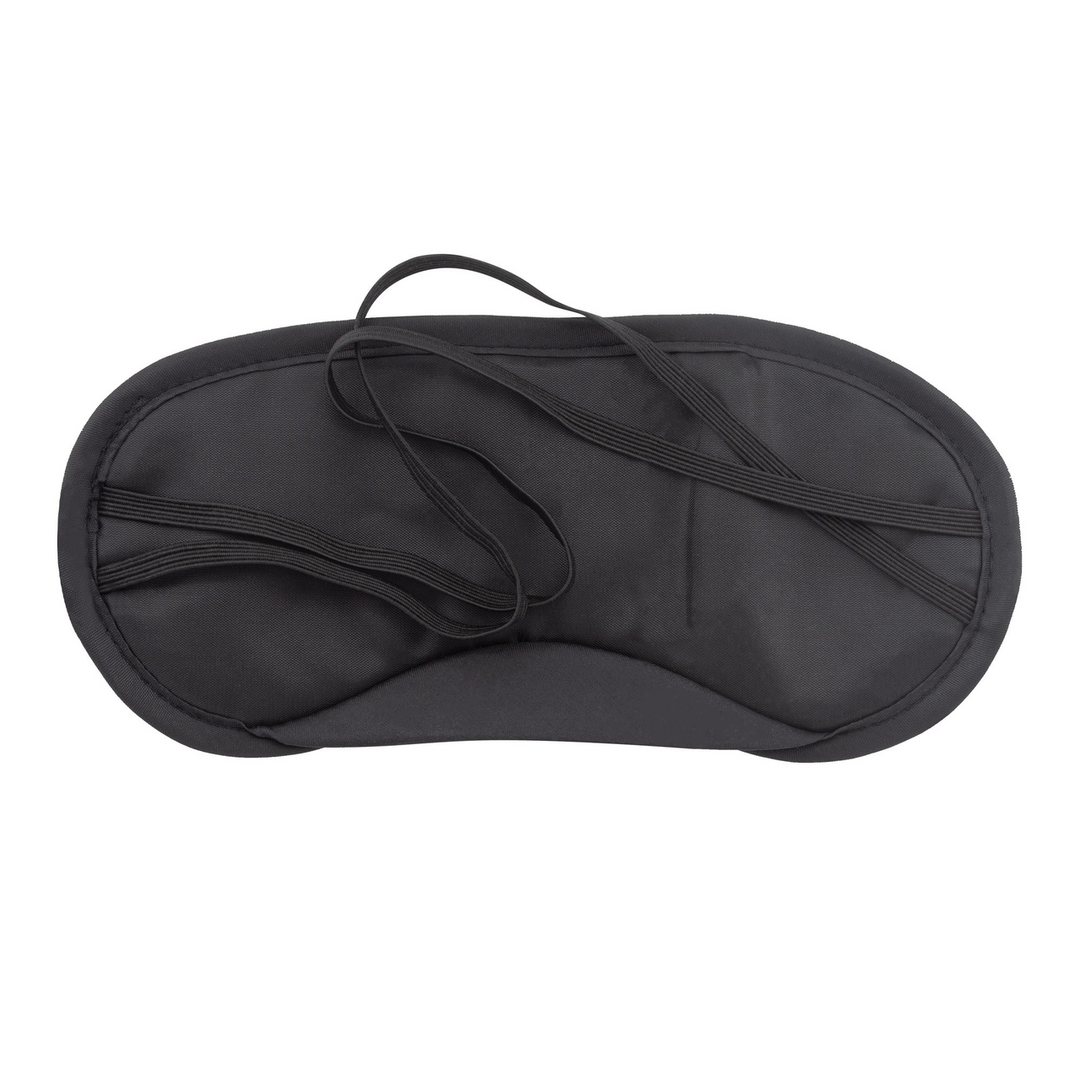 Satin Oogmaskers - Twin Pack - Zwart/Rood