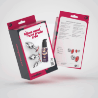 Bijou - Anal Wet Train Trio - 3 Jewel Plugs - Rood